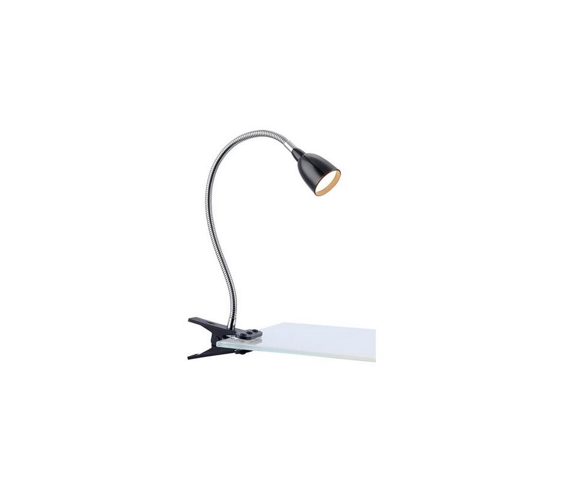 Markslöjd Markslöjd 106092 - LED Stolná lampa s klipom TULIP LED/3W/230V čierna