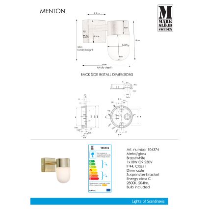 Markslöjd 106374 - Kúpeľňové nástenné svietidlo MENTON 1xG9/18W/230V IP44