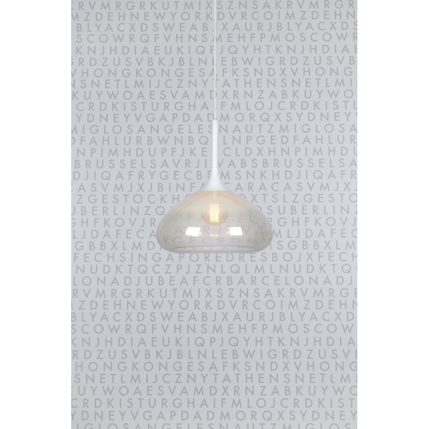 Markslöjd 106392 - Luster na lanku COOPER 1xE27/60W/230V biela