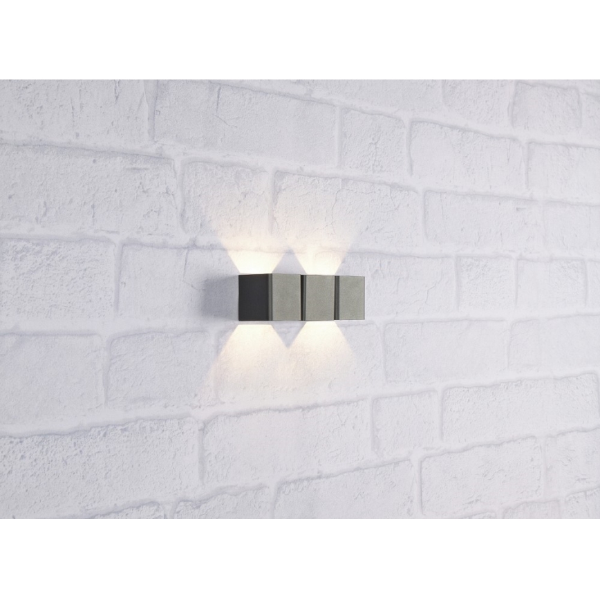 Markslöjd 106517 - LED Vonkajšie nástenné svietidlo CETO 2xLED/4W/230V IP44