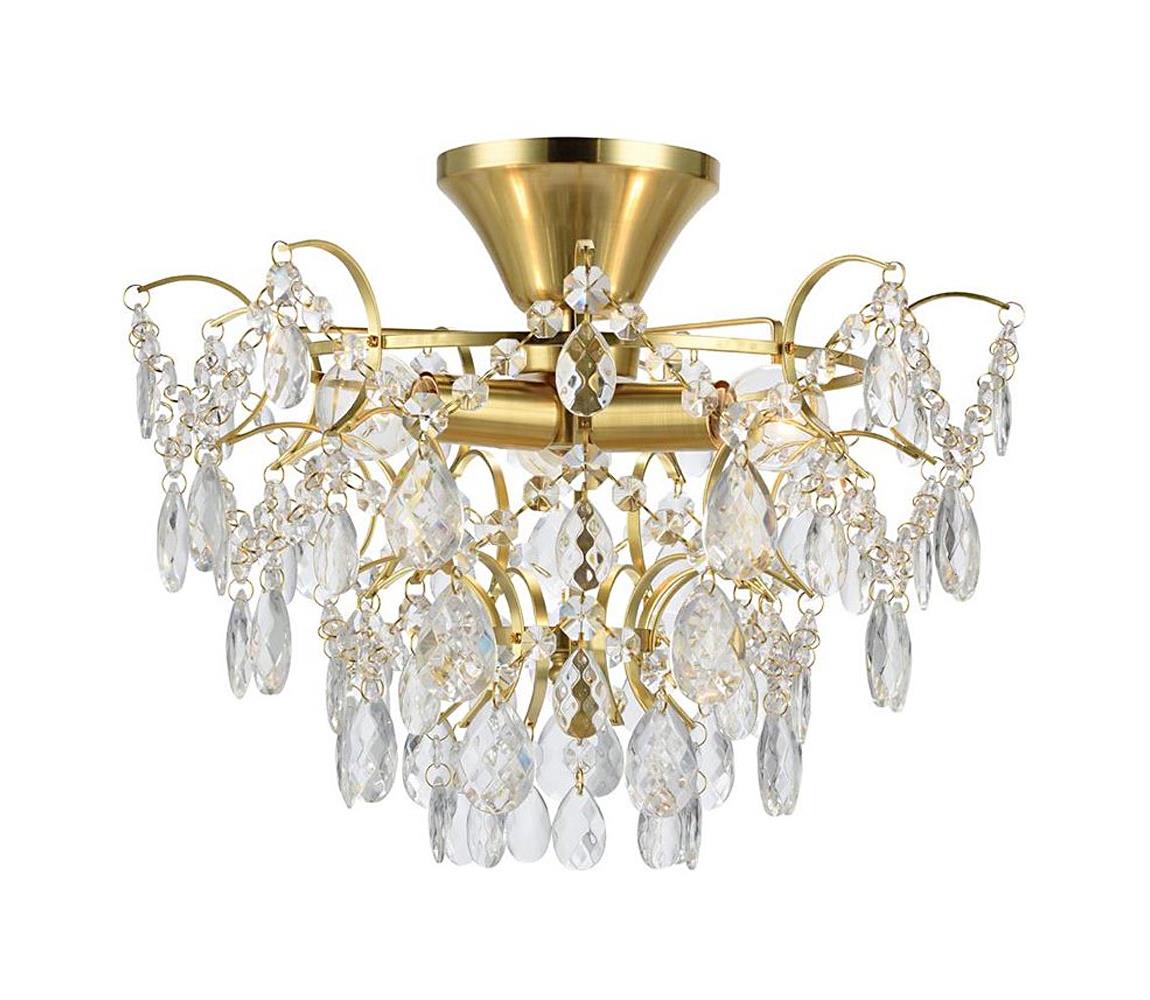 Markslöjd Markslöjd 106546 - Luster prisadený SOFIERO 3xE14/40W/230V zlatá