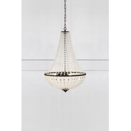 Markslöjd 107028 - Stmievateľný krištáľový luster na reťazi GRÄNSÖ 3xE14/40W/230V