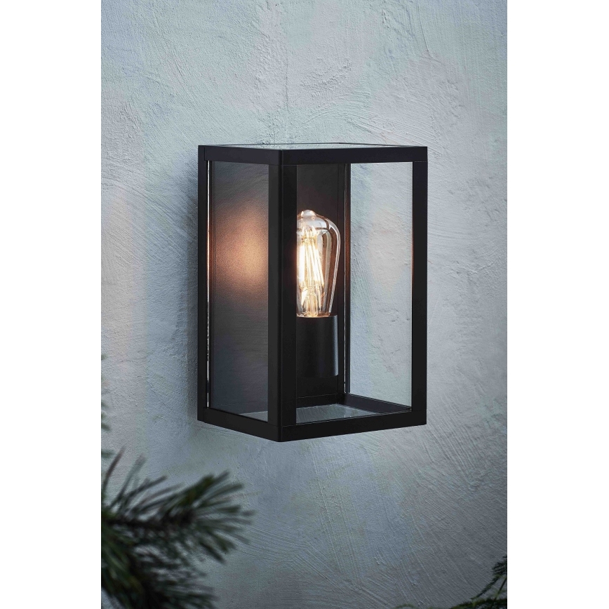 Markslöjd 107113 - Vonkajšie nástenné svietidlo PELHAM 1xE27/60W/230V IP44 čierna