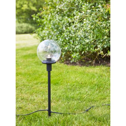 Markslöjd 107283 - LED vonkajšie svietidlo GARDEN24 LED/3W/24V 81 cm IP44 čierne/priehľadné