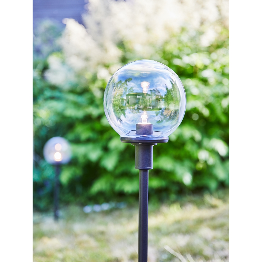 Markslöjd 107283 - LED vonkajšie svietidlo GARDEN24 LED/3W/24V 81 cm IP44 čierne/priehľadné