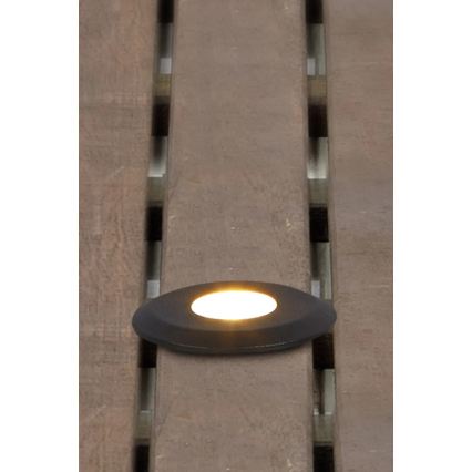 Markslöjd 107284 - LED vonkajšie zapustené svietidlo GARDEN24 LED/0,8W/24V IP44 čierne