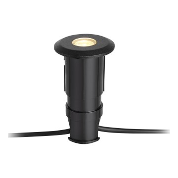 Markslöjd 107285 - LED vonkajšie zapustené svietidlo GARDEN24 LED/3W/24V IP44 čierne