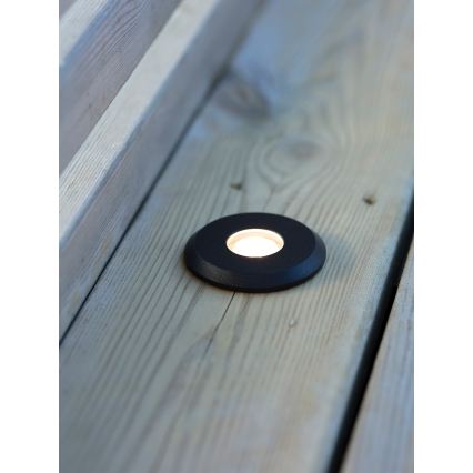 Markslöjd 107285 - LED vonkajšie zapustené svietidlo GARDEN24 LED/3W/24V IP44 čierne