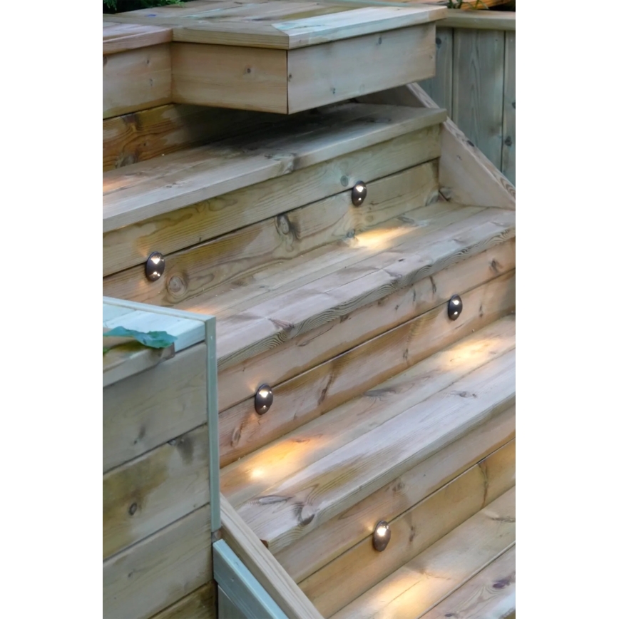 Markslöjd 107289 - LED vonkajšie zapustené svietidlo GARDEN24 LED/0,8W/24V IP44 čierna