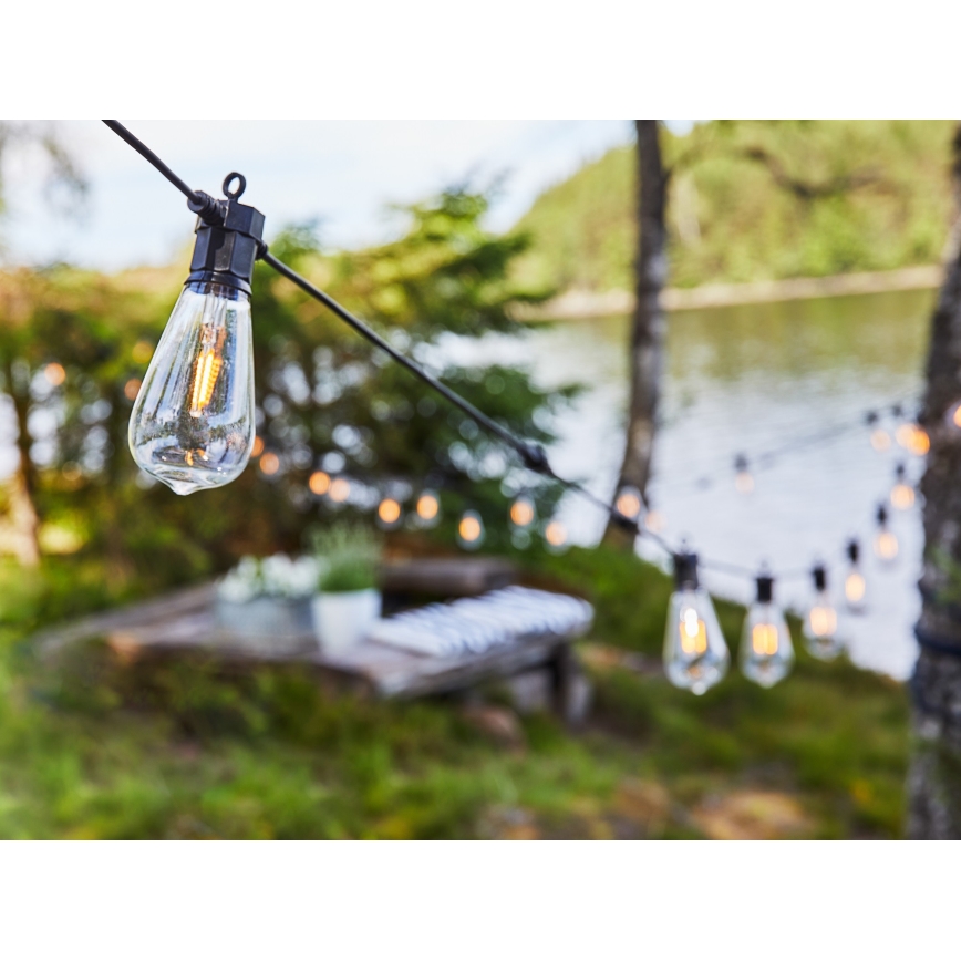Markslöjd 107293 - LED Vonkajší dekoračný reťazec GIRLANDA GARDEN 10xLED 5,5m IP44