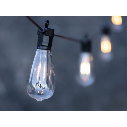 Markslöjd 107293 - LED Vonkajší dekoračný reťazec GIRLANDA GARDEN 10xLED 5,5m IP44
