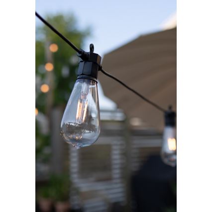 Markslöjd 107293 - LED Vonkajší dekoračný reťazec GIRLANDA GARDEN 10xLED 5,5m IP44