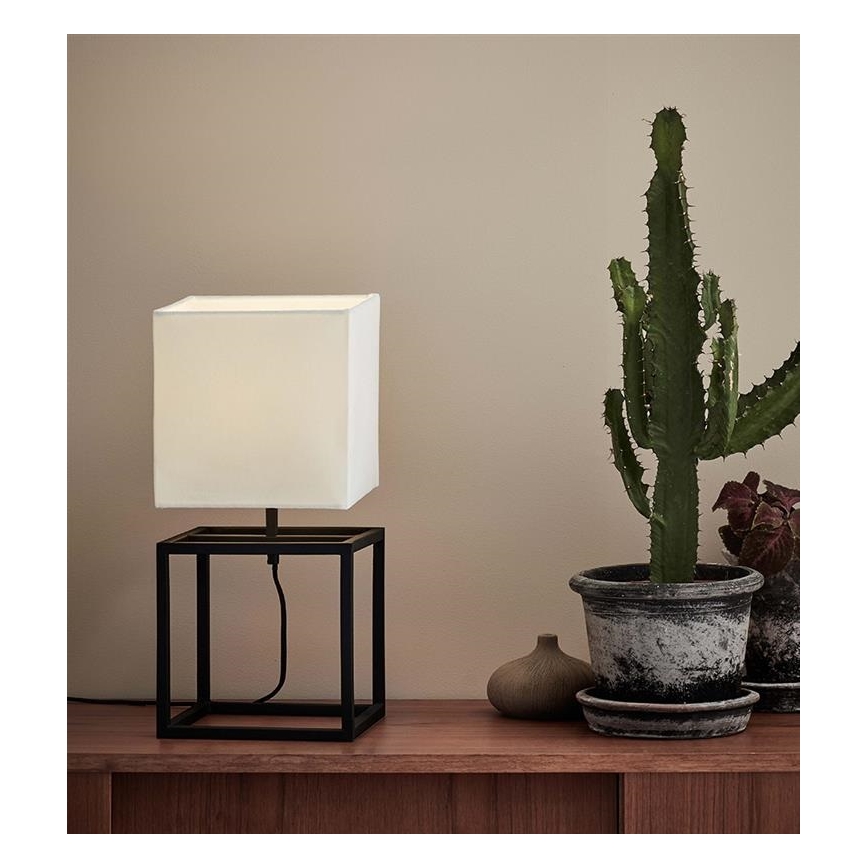 Markslöjd 107306 - Stolná lampa CUBE 1xE27/60W/230V