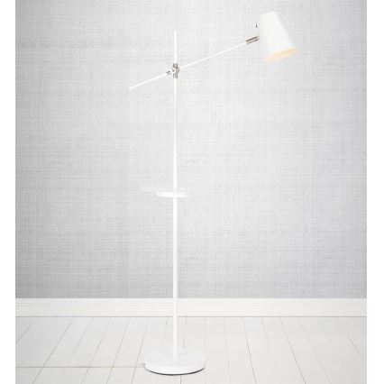 Markslöjd 107308 - Stojacia lampa s USB LINEAR 1xE14/40W/230V