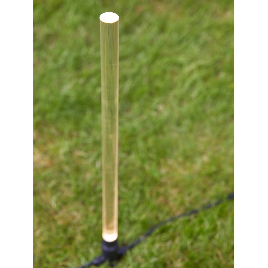 Markslöjd 107719 - LED vonkajšia lampa GARDEN24 LED/3W/24V 66 cm IP44 čierna/priehľadná