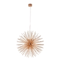 Markslöjd 107752 - Luster na lanku SOLEIL 12xE14/20W/260V rose gold