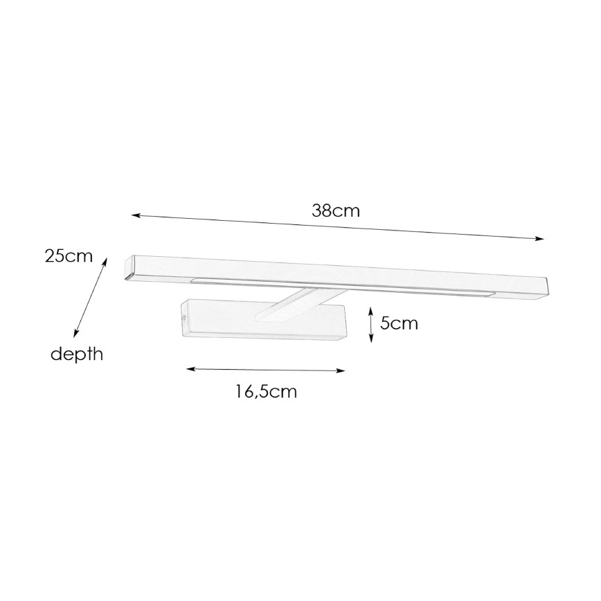 Markslöjd 107910 - LED Kúpeľňové osvetlenie zrkadla NEPTUNUS LED/6W/230V IP44