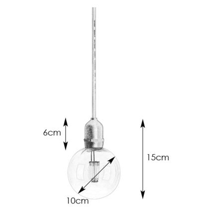 Markslöjd 107989 - LED vonkajšie závesné svietidlo GARDEN24 LED/2,86W/24V IP44 čierne/priehľadné