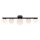 Markslöjd 108067 - Kúpeľňové stropné svietidlo PURO 5xG9/20W/230V IP44 čierna