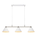Markslöjd 108075 - Luster na lanku KLINT 3xE14/40W/230V biela
