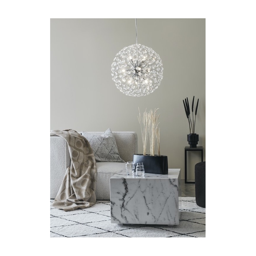 Markslöjd 108101 - Krištáľový luster na lanku BOLID 9xG9/20W/230V