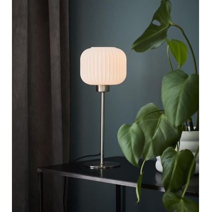 Markslöjd 108121 - Stolná lampa SOBER 1xE27/60W/230V matný chróm