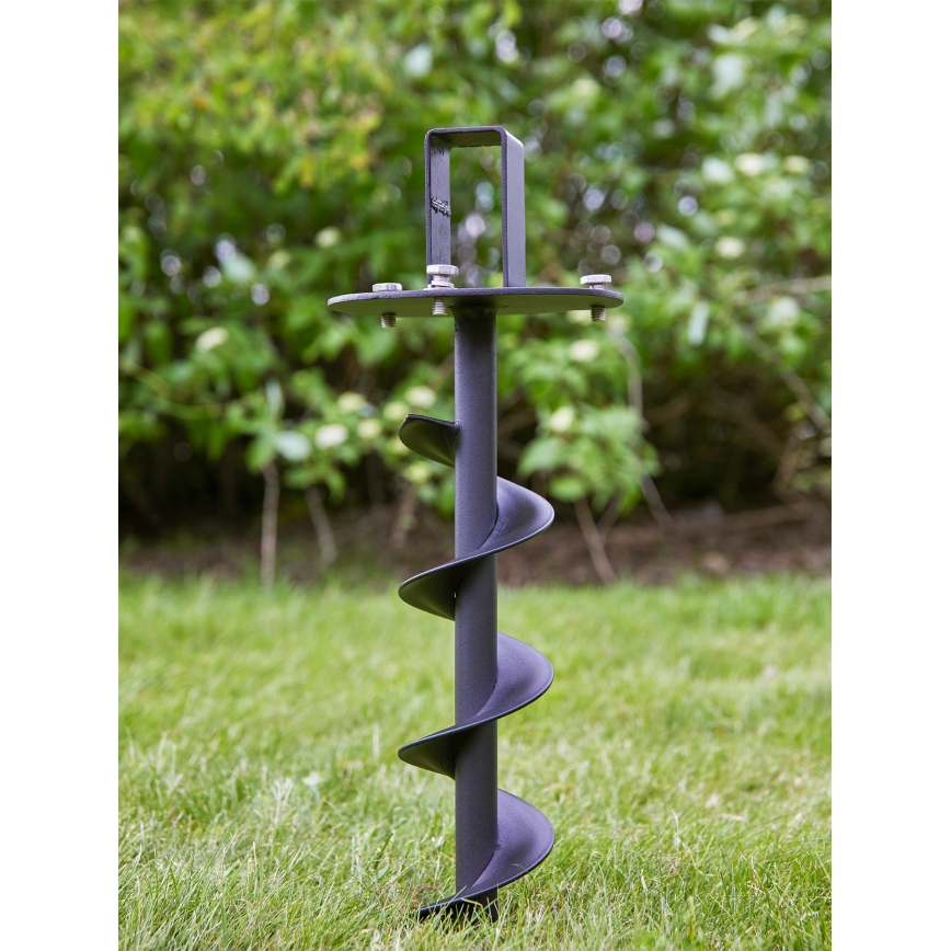 Markslöjd 108172 - Zemný vrut GARDEN24 čierny