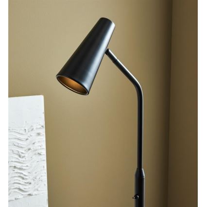 Markslöjd 108206 - Stojacia lampa CREST 1xGU10/7W/230V čierna