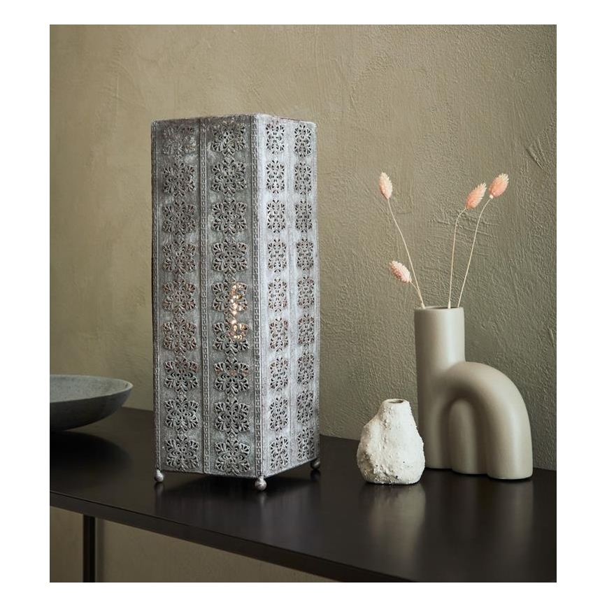 Markslöjd 108222 - Stolná lampa AGRA 1xE14/18W/230V šedá