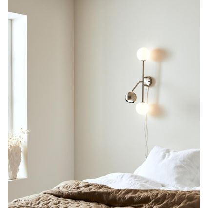 Markslöjd 108256 - Nástenné svietidlo BESIDE 2xG9/20W/230V + 1xGU10/7W/230V matný chróm