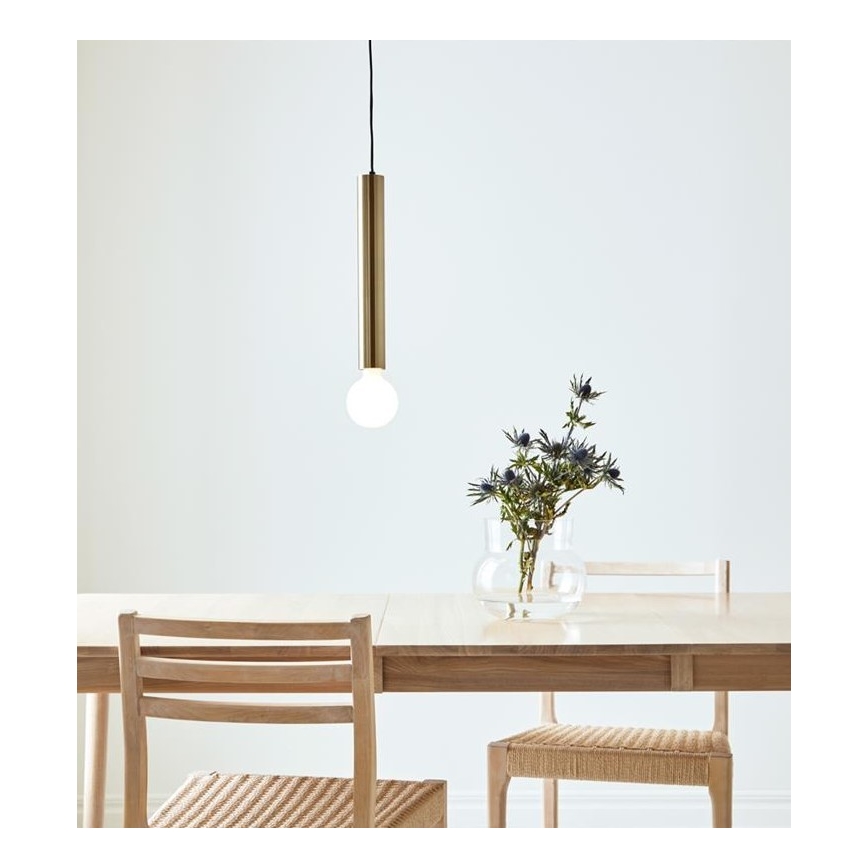 Markslöjd 108259 - Luster na lanku SENCILLO 1xE27/40W/230V zlatá