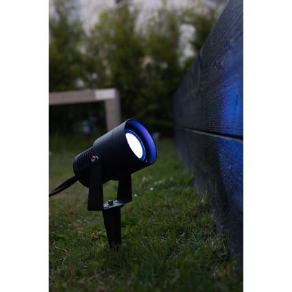 Markslöjd 108404 - LED RGBW vonkajšie svietidlo GARDEN24 LED/6W/24V 30 cm IP44 čierna
