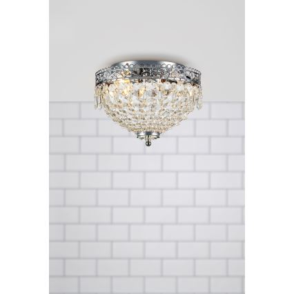 Markslöjd 108423 - Stropné svietidlo JOLINE 2xE14/40W/230V matný chróm