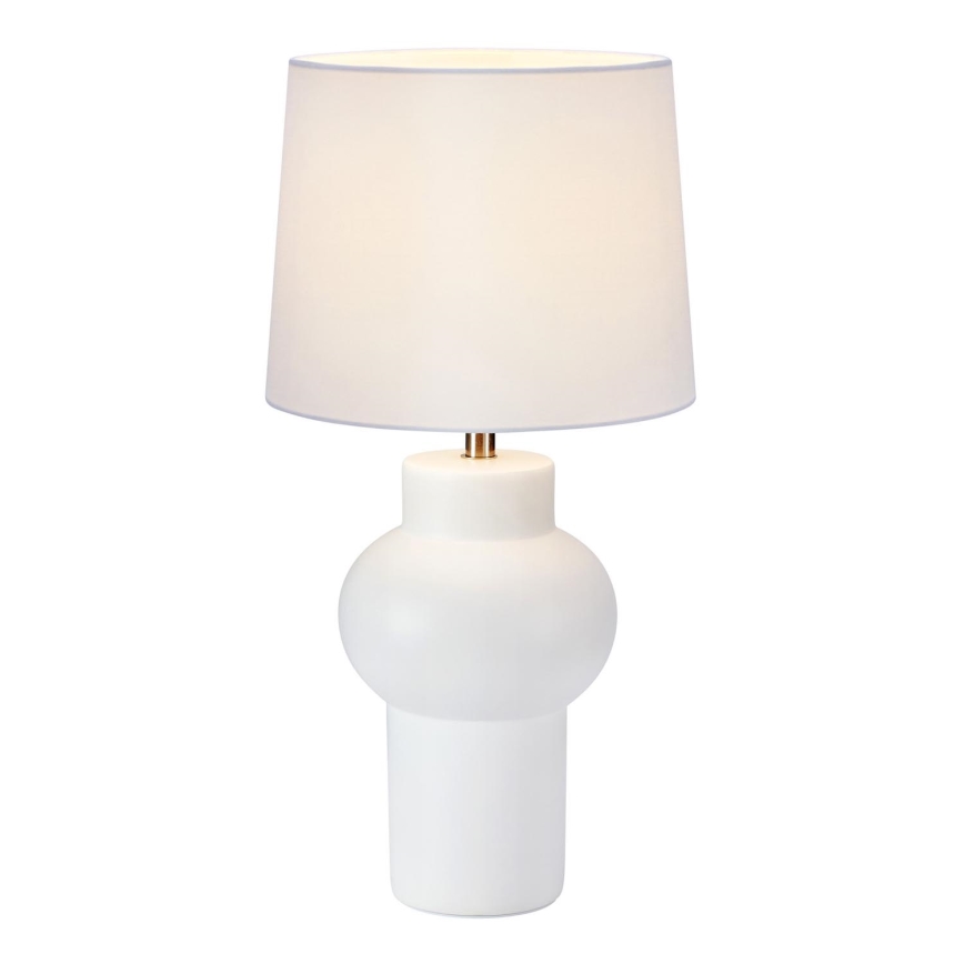 Markslöjd 108450 - Stolná lampa SHAPE 1xE27/40W/230V biela