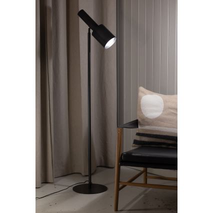 Markslöjd 108542 - Stojacia lampa OZZY 1xE27/40W/230V čierna