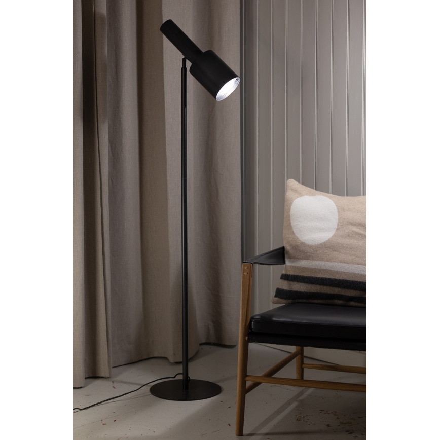 Markslöjd 108542 - Stojacia lampa OZZY 1xE27/40W/230V čierna