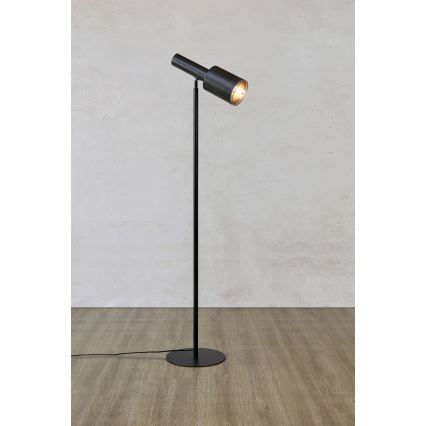 Markslöjd 108542 - Stojacia lampa OZZY 1xE27/40W/230V čierna