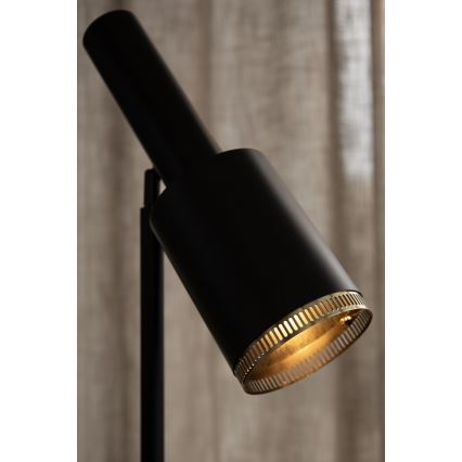 Markslöjd 108542 - Stojacia lampa OZZY 1xE27/40W/230V čierna