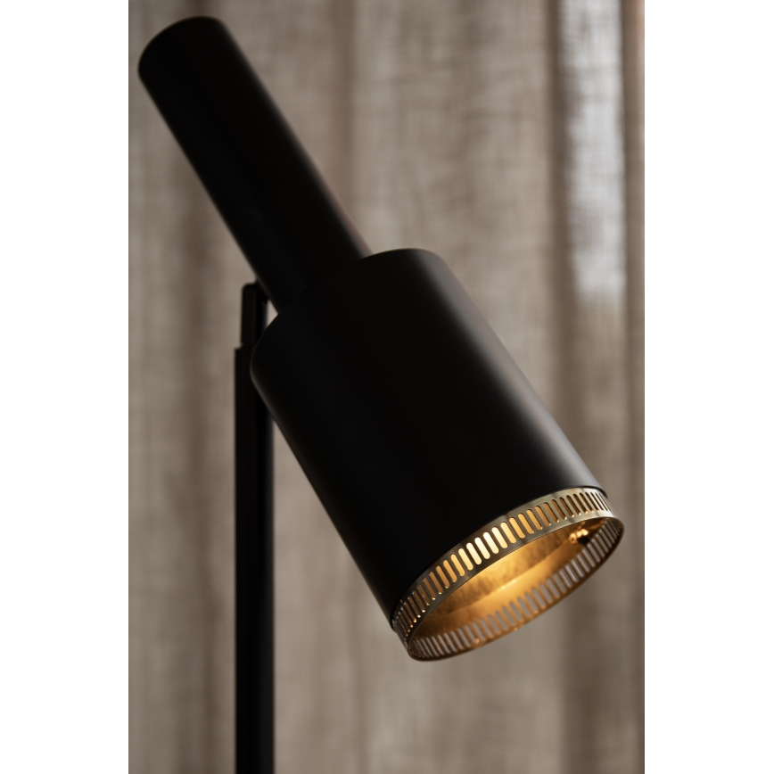 Markslöjd 108542 - Stojacia lampa OZZY 1xE27/40W/230V čierna