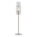 Markslöjd 108558 - Stolná lampa TUBO 1xE14/40W/230V 65 cm lesklý chróm/číra