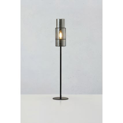 Markslöjd 108560 - Stolná lampa TORCIA 1xE14/40W/230V 65 cm čierna