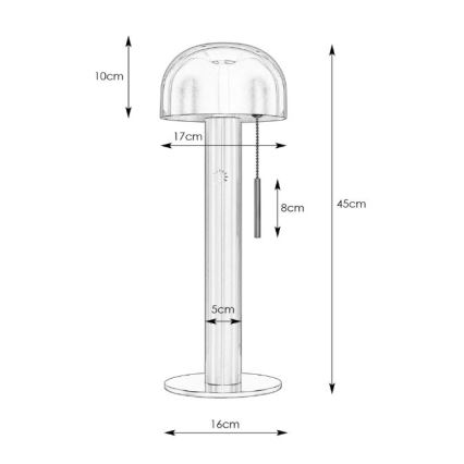 Markslöjd 108577 - Stolná lampa COSTA 2xG9/18W/230V biela/matný chróm