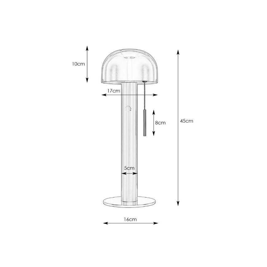Markslöjd 108577 - Stolná lampa COSTA 2xG9/18W/230V biela/matný chróm