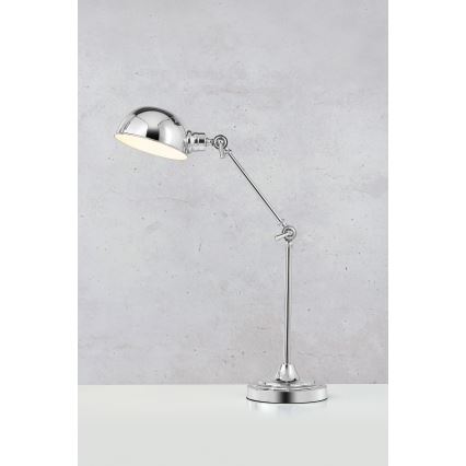 Markslöjd 108583 - Stolná lampa PORTLAND 1xE27/40W/230V lesklý chróm