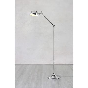 Markslöjd 108585 - Stojacia lampa PORTLAND 1xE27/40W/230V lesklý chróm