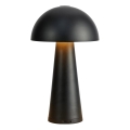 Markslöjd 108655 - LED stmievateľná nabíjateľná stolná lampa FUNGI LED/1,5W/5V 2000 mAh IP44 čierna
