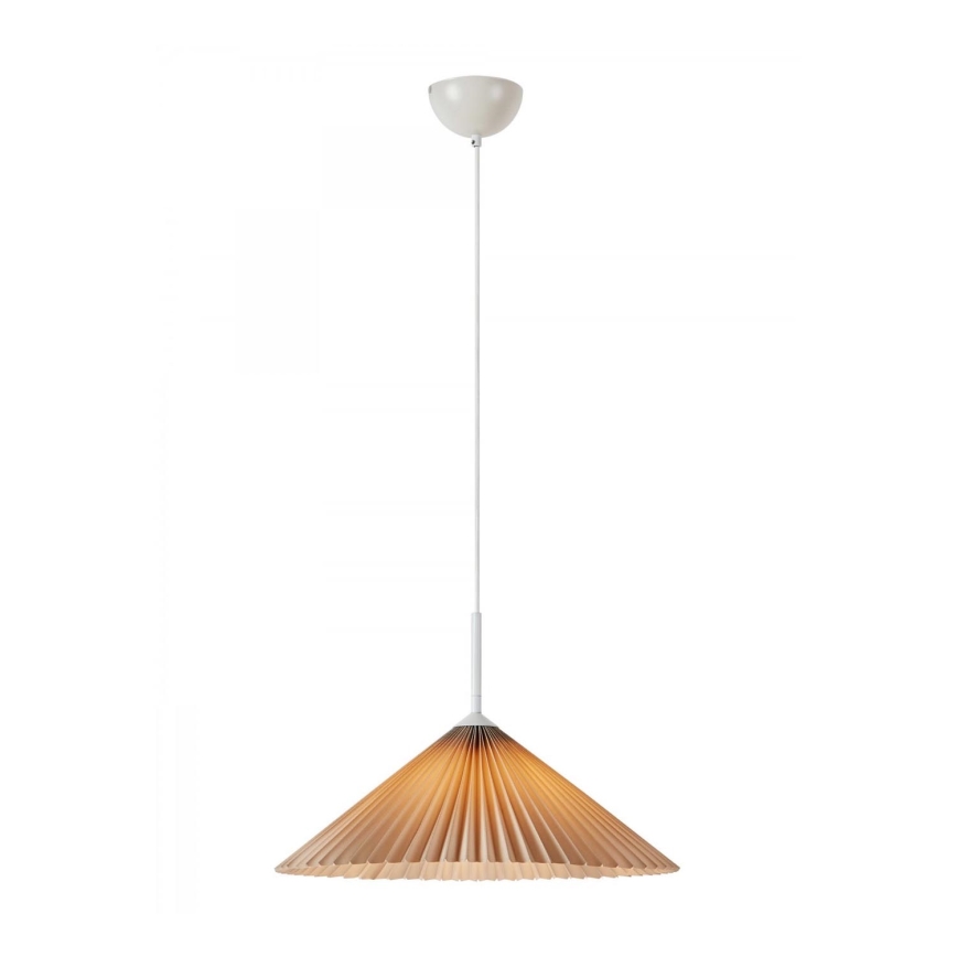 Markslöjd 108710 - Luster na lanku PLISADO 1xE27/40W/230V pr. 50 cm béžová