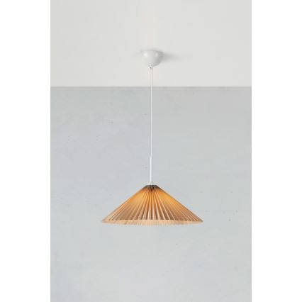 Markslöjd 108710 - Luster na lanku PLISADO 1xE27/40W/230V pr. 50 cm béžová