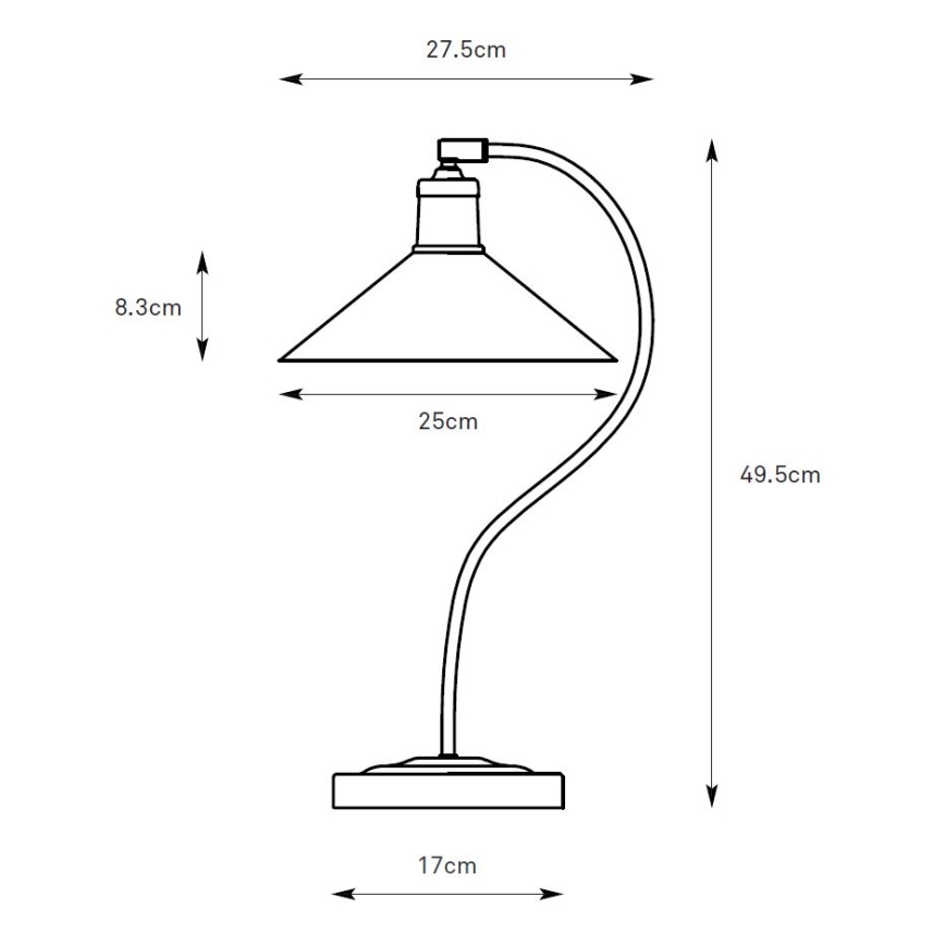 Markslöjd 108864 - Stolná lampa VELA 1xE27/40W/230V mosadz/zelená