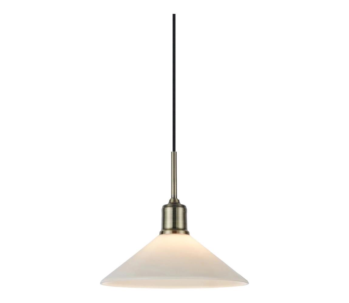 Markslöjd Markslöjd 108867 - Luster na lanku VELA 1xE27/40W/230V mosadz/biela